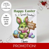 A5 or A4 Personalised Card - Happy Eas..