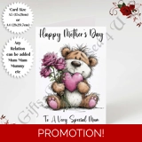 A5 or A4 Personalised Greeting Card - ..
