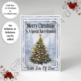 A5 or A4 Personalised Card - Merry Chr..