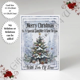 A5 or A4 Personalised Card - Merry Chr.. A5 or A4 Personalised Card - Merry Chr..