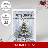 A5 or A4 Personalised Card - Merry Chr..