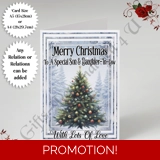 A5 or A4 Personalised Card - Merry Chr..