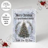 A5 or A4 Personalised Card - Merry Chr.. A5 or A4 Personalised Card - Merry Chr..