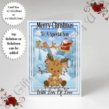 A5 or A4 Personalised Card - Merry Chr.. A5 or A4 Personalised Card - Merry Chr..