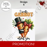 A5 or A4 Greeting Card - Valentine's D.. A5 or A4 Greeting Card - Valentine's D..