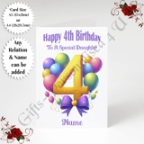 A5 or A4 Personalised Greeting Card - ..