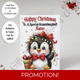 A5 or A4 Personalised Card - Happy Chr.. A5 or A4 Personalised Card - Happy Chr..