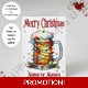 A5 or A4 Personalised Card - Merry..