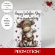 A5 or A4 Personalised Card - Happy..