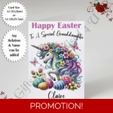 A5 or A4 Personalised Card - Happy Eas..