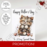 A5 or A4 Personalised Greeting Card - ..