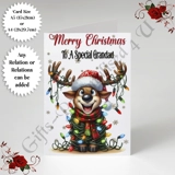 A5 or A4 Personalised Card - Merry Chr.. A5 or A4 Personalised Card - Merry Chr..