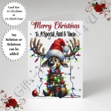 A5 or A4 Personalised Card - Merry Chr.. A5 or A4 Personalised Card - Merry Chr..