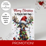 A5 or A4 Personalised Card - Merry Chr..
