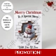 A5 or A4 Personalised Card - Merry..