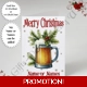 A5 or A4 Personalised Card - Merry..