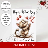 A5 or A4 Personalised Greeting Card - ..