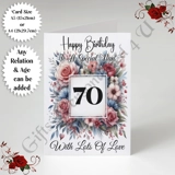 A5 or A4 Personalised Greeting Card - ..