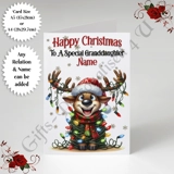 A5 or A4 Personalised Card - Happy Chr..
