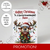A5 or A4 Personalised Card - Happy Chr.. A5 or A4 Personalised Card - Happy Chr..
