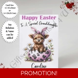 A5 or A4 Personalised Card - Happy Eas..