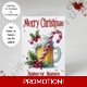 A5 or A4 Personalised Card - Merry..