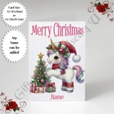 A5 or A4 Personalised Card - Merry Chr.. A5 or A4 Personalised Card - Merry Chr..
