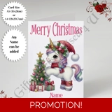 A5 or A4 Personalised Card - Merry Chr..