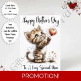 A5 or A4 Personalised Greeting Card - ..