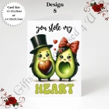 A5 or A4 Greeting Card - Valentine's D..