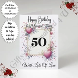 A5 or A4 Personalised Greeting Card - ..