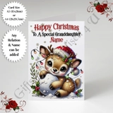A5 or A4 Personalised Card - Happy Chr..