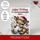 A5 or A4 Personalised Card - Happy Chr.. A5 or A4 Personalised Card - Happy Chr..