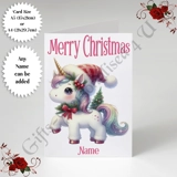A5 or A4 Personalised Card - Merry Chr.. A5 or A4 Personalised Card - Merry Chr..