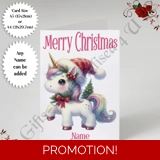 A5 or A4 Personalised Card - Merry Chr..