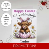 A5 or A4 Personalised Card - Happy Eas..