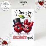 A5 or A4 Greeting Card - Valentine's D..
