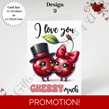 A5 or A4 Greeting Card - Valentine's D.. A5 or A4 Greeting Card - Valentine's D..