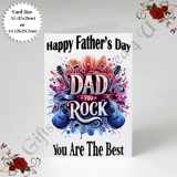 A5 or A4 Designed Greeting Card - Happ..