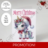 A5 or A4 Personalised Card - Merry Chr..