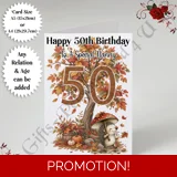 A5 or A4 Personalised Greeting Card - ..