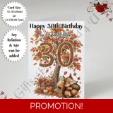 A5 or A4 Personalised Greeting Card - ..