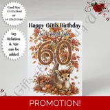 A5 or A4 Personalised Greeting Card - ..