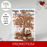 A5 or A4 Personalised Greeting Card - ..