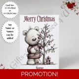A5 or A4 Personalised Card - Merry Chr..