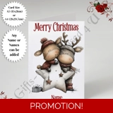 A5 or A4 Personalised Card - Merry Chr..