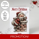 A5 or A4 Personalised Card - Merry Chr..