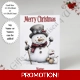 A5 or A4 Personalised Card - Merry..