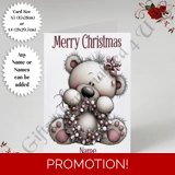 A5 or A4 Personalised Card - Merry Chr..