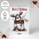 A5 or A4 Personalised Card - Merry Chr.. A5 or A4 Personalised Card - Merry Chr..